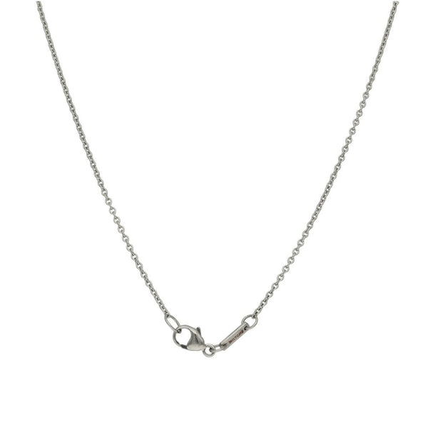 950 Platinum Diamond Solitaire Pendant & Necklace - 18" - 0.36ct