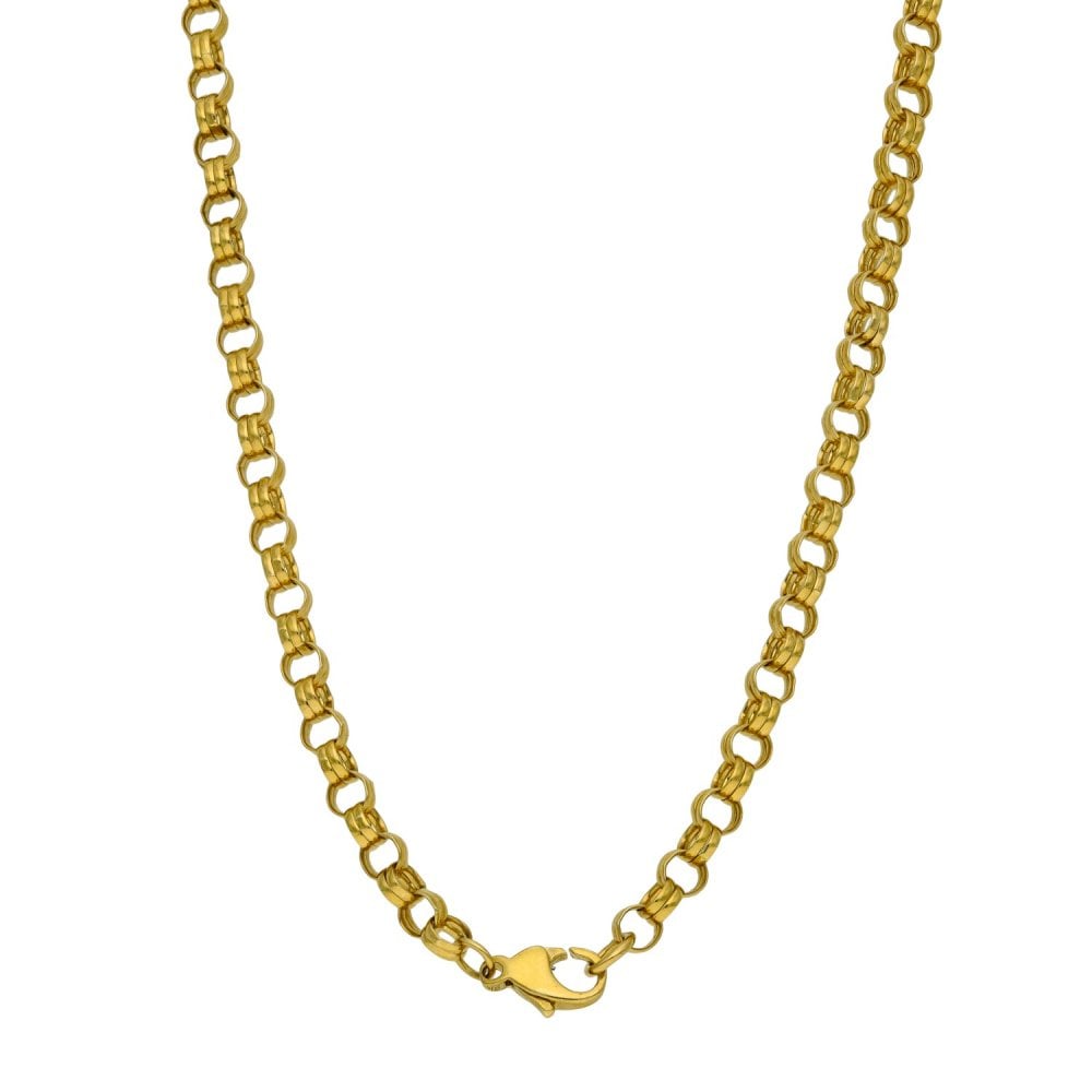 Gents 9ct Yellow Gold 26" Double Link Belcher Chain - 15.2g