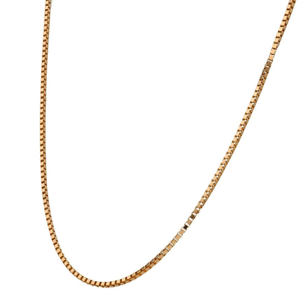 9ct Yellow Gold 17" Box Chain - 4.5g
