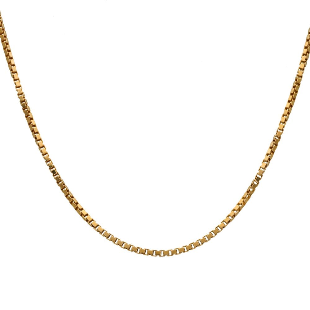 9ct Yellow Gold 16" Box Chain - 5.3g