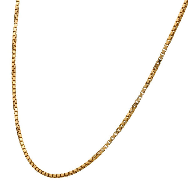 9ct Yellow Gold 16" Box Chain - 5.3g