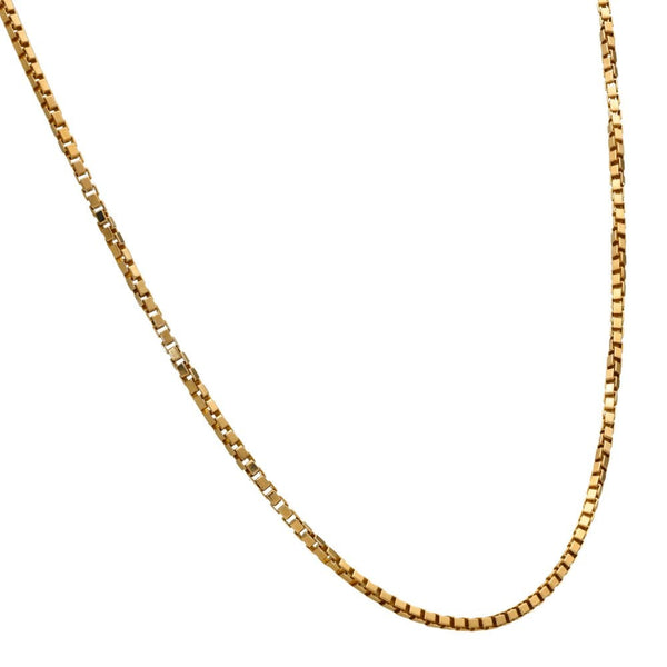 9ct Yellow Gold 16" Box Chain - 5.3g