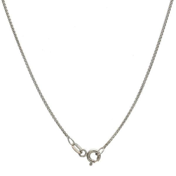 18ct White Gold 1.65ct Diamond Cross & Chain - 16"
