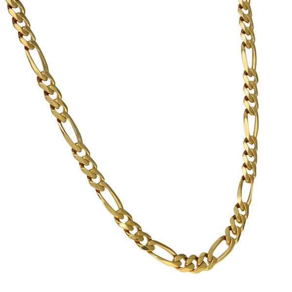 9ct Yellow Gold 20" Figaro Chain - 19.7g