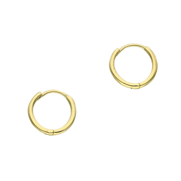 9ct Yellow Gold Small Huggie Hoop Earrings