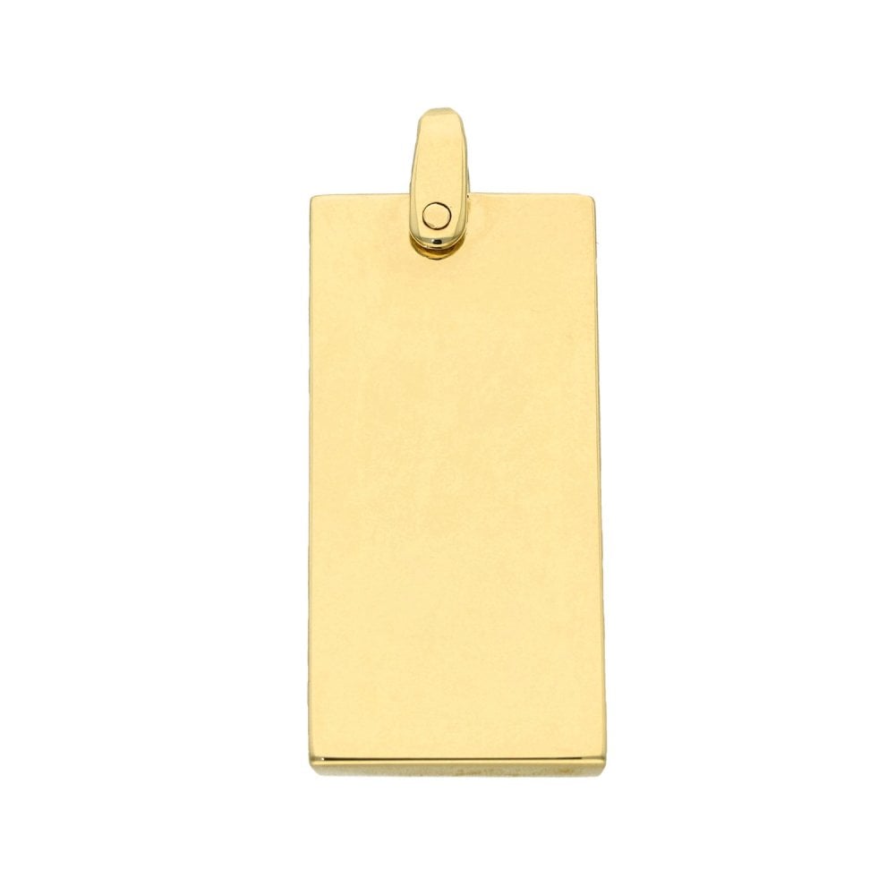 9ct Yellow Gold Ingot Pendant - 8.2g
