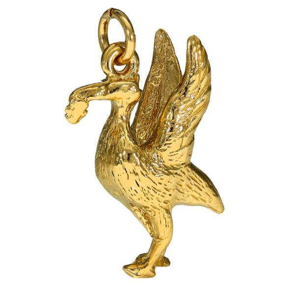 9ct Yellow Gold Liverbird Charm - 3.8g
