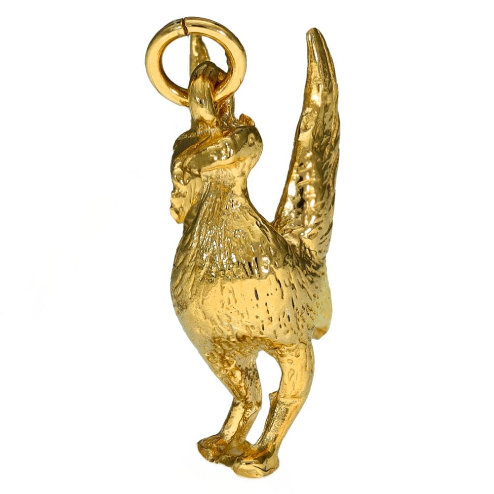 9ct Yellow Gold Liverbird Charm - 3.8g