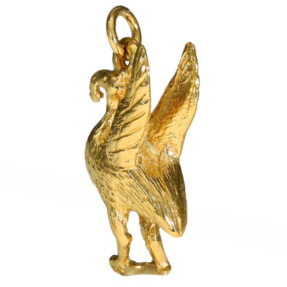 9ct Yellow Gold Liverbird Charm - 3.8g