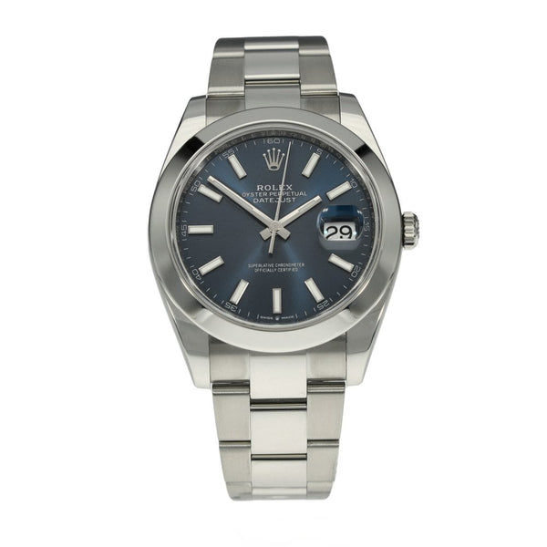 Datejust 126300 - Mens Watch - Blue Watch - 2021