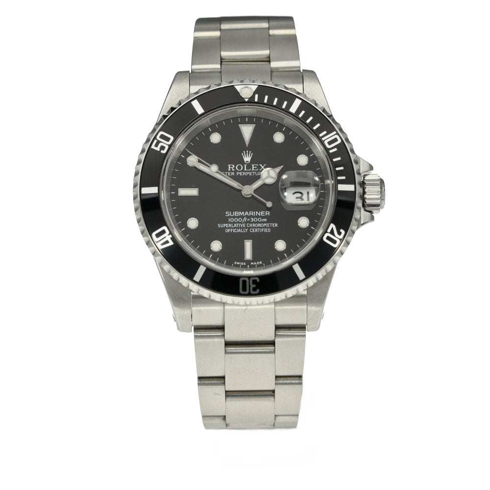 Submariner 16610 - Mens Watch - Black Dial - 40mm - 2002
