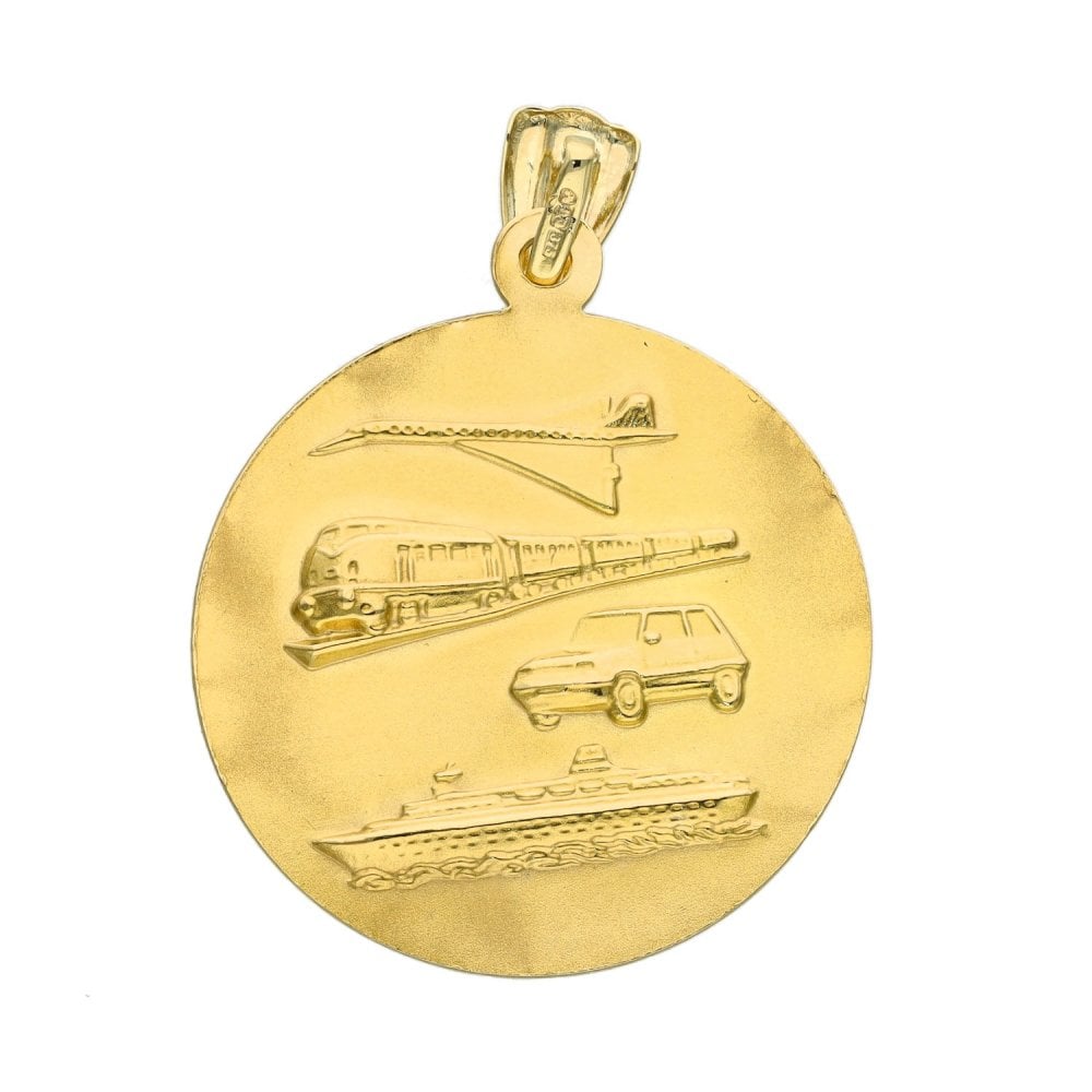 9ct Yellow Gold St. Christopher Pendant - 4.1g