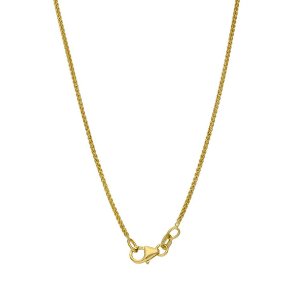Ladies 9ct Yellow Gold Circles Pendant & 16" Chain - 4.1g
