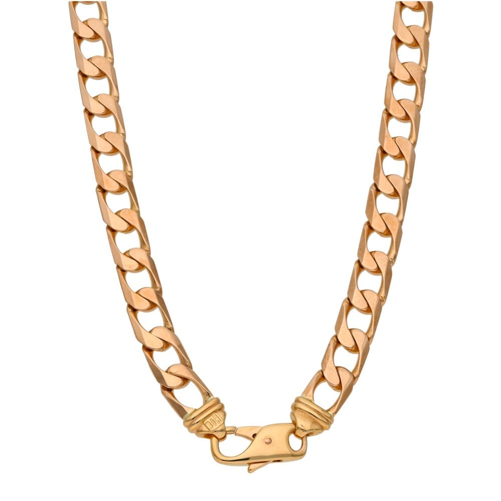 9ct Yellow Gold 18" Curb Chain - 44.6g