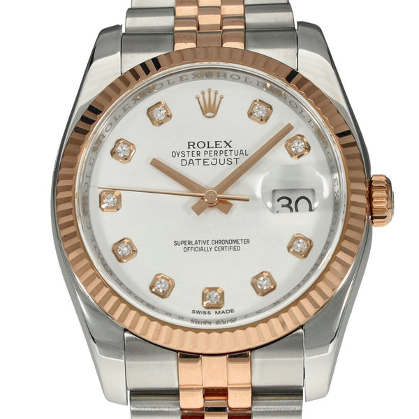 Datejust 116231 - Mens Watch - White Dial - 36mm - 2013