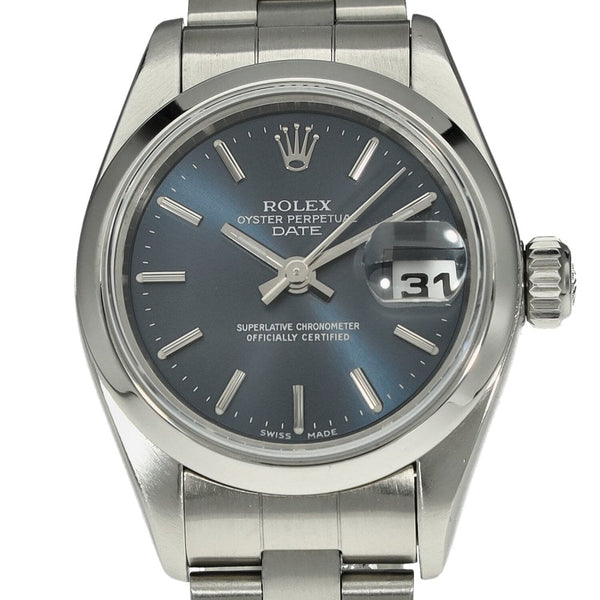 Oyster Perpetual Date 79160 - Ladies Watch - Blue Dial - 2000
