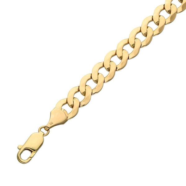 9ct Yellow Gold 8inch Curb Bracelet - 14.6g
