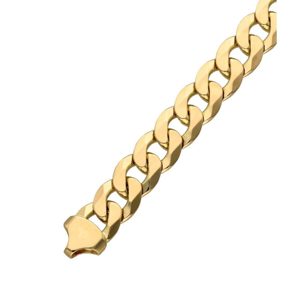 9ct Yellow Gold 9inch Curb Bracelet - 29.9g