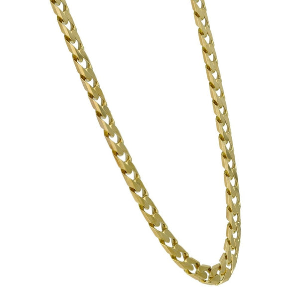9ct Yellow Gold 22" Curb Chain - 31.6g