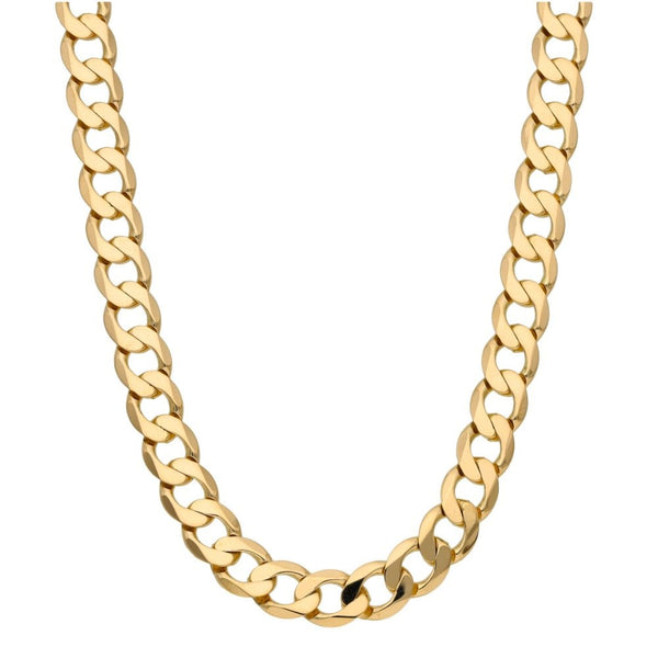 9ct Yellow Gold 21" Curb Chain - 31.6g