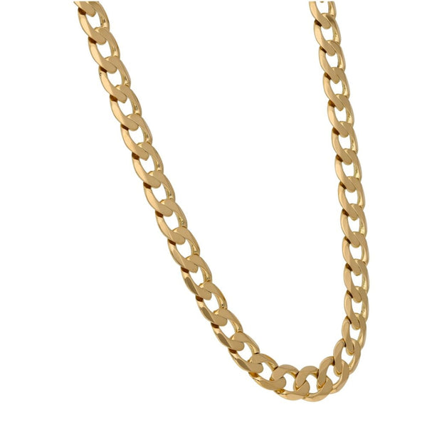 9ct Yellow Gold 21" Curb Chain - 31.6g