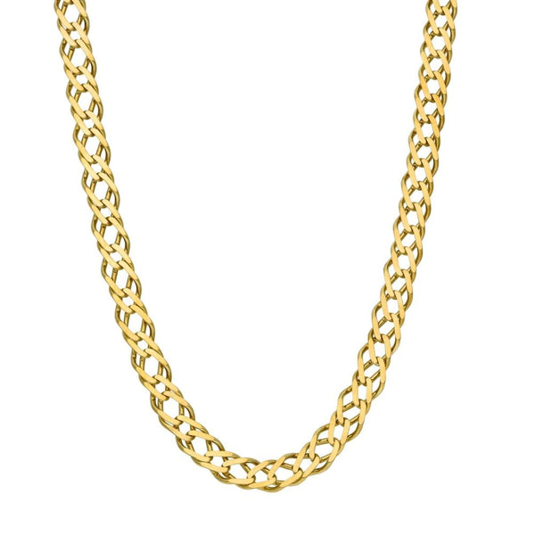 9ct Yellow Gold Double Link Curb Chain - 31" - 25.6g