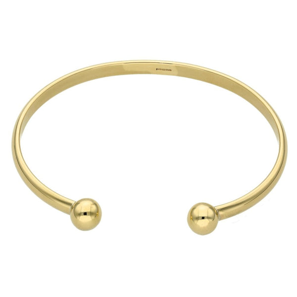 9ct Yellow Gold Torque Bangle - 15.9g