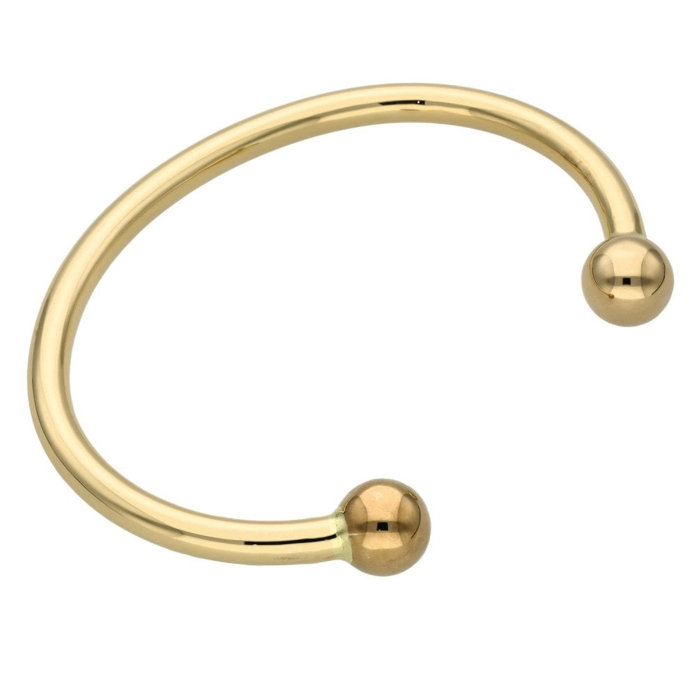 9ct Yellow Gold Torque Bangle - 31.9g