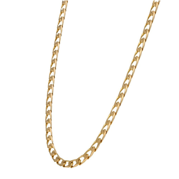 9ct Yellow Gold 21" Flat Curb Chain - 20.1g