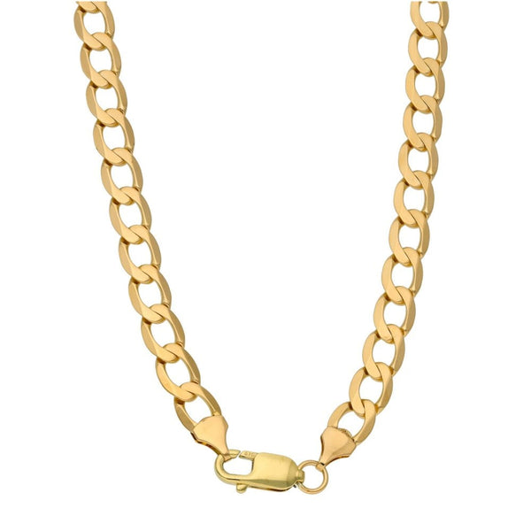 9ct Yellow Gold 21" Curb Chain - 30.4g