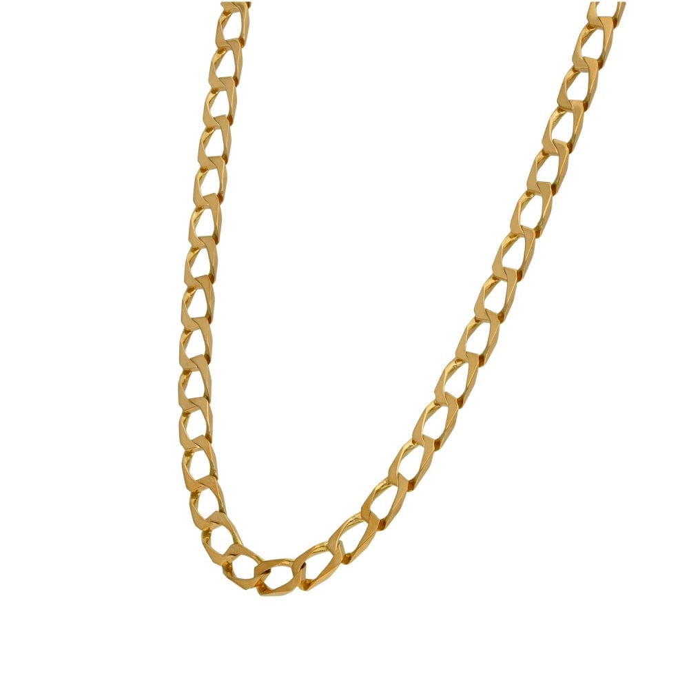 9ct Yellow Gold 21" Curb Chain - 14.8g