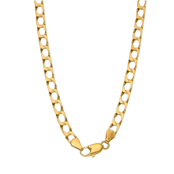9ct Yellow Gold 21" Curb Chain - 14.8g