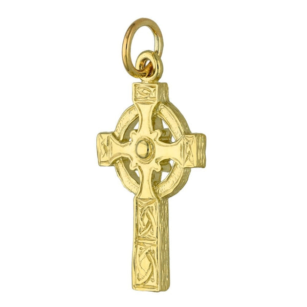 9ct Yellow Gold Celtic Cross - 2.5g