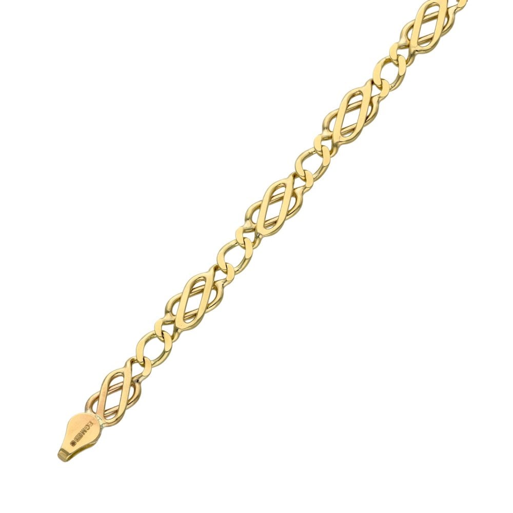 Ladies 9ct Yellow Gold 7.5" Celtic Bracelet - 8.0g