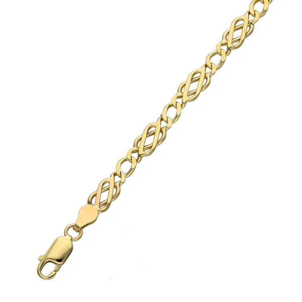 Ladies 9ct Yellow Gold 7.5" Celtic Bracelet - 8.0g
