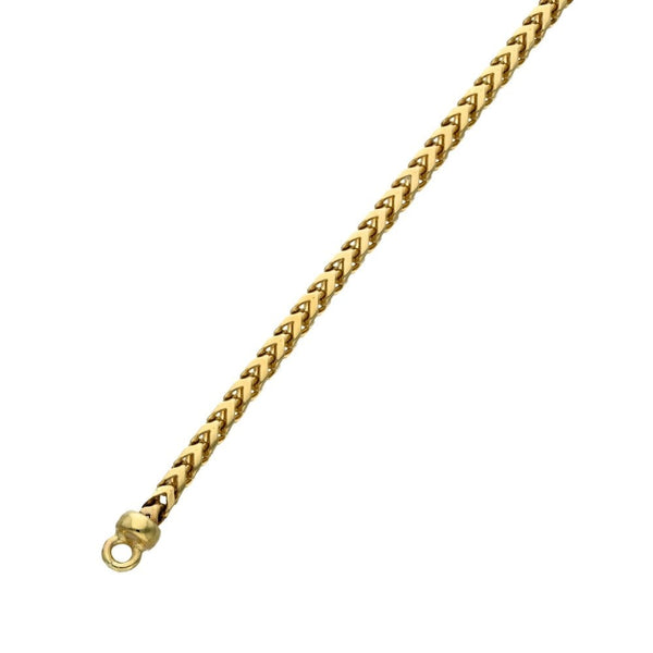Ladies 9ct Yellow Gold 8" Spiga Bracelet - 9.6g