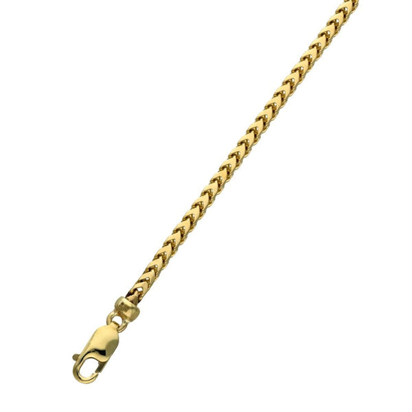 Ladies 9ct Yellow Gold 8" Spiga Bracelet - 9.6g