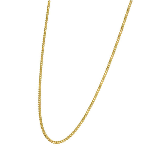 Ladies 18ct Yellow Gold 20" Curb Chain - 5.4g
