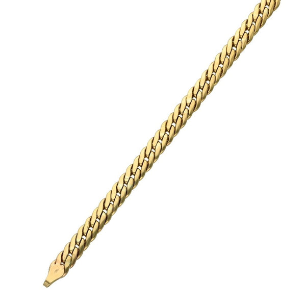 Ladies 9ct Yellow Gold 8.5" Herringbone Link Bracelet - 14.3g