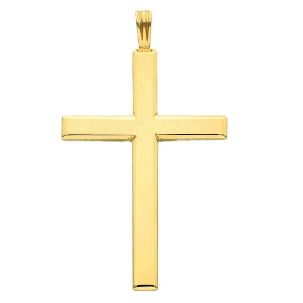 9ct Yellow Gold Large Cross With Hallmark - 24.7g