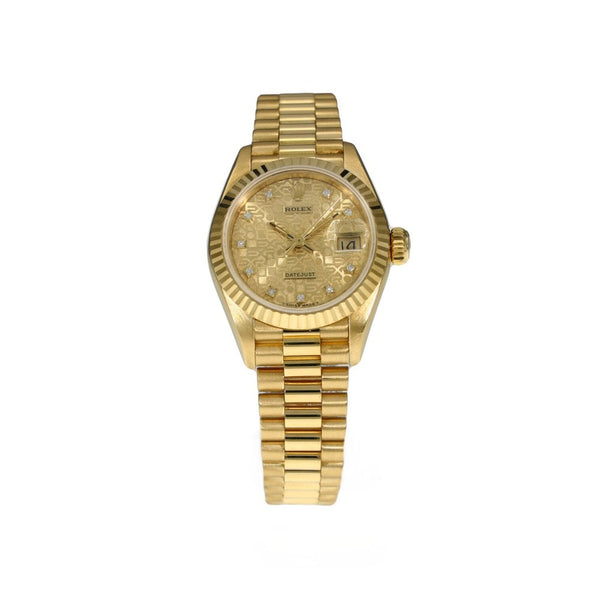 Datejust 69178 - Ladies Gold Watch - Diamond Dial - 1992