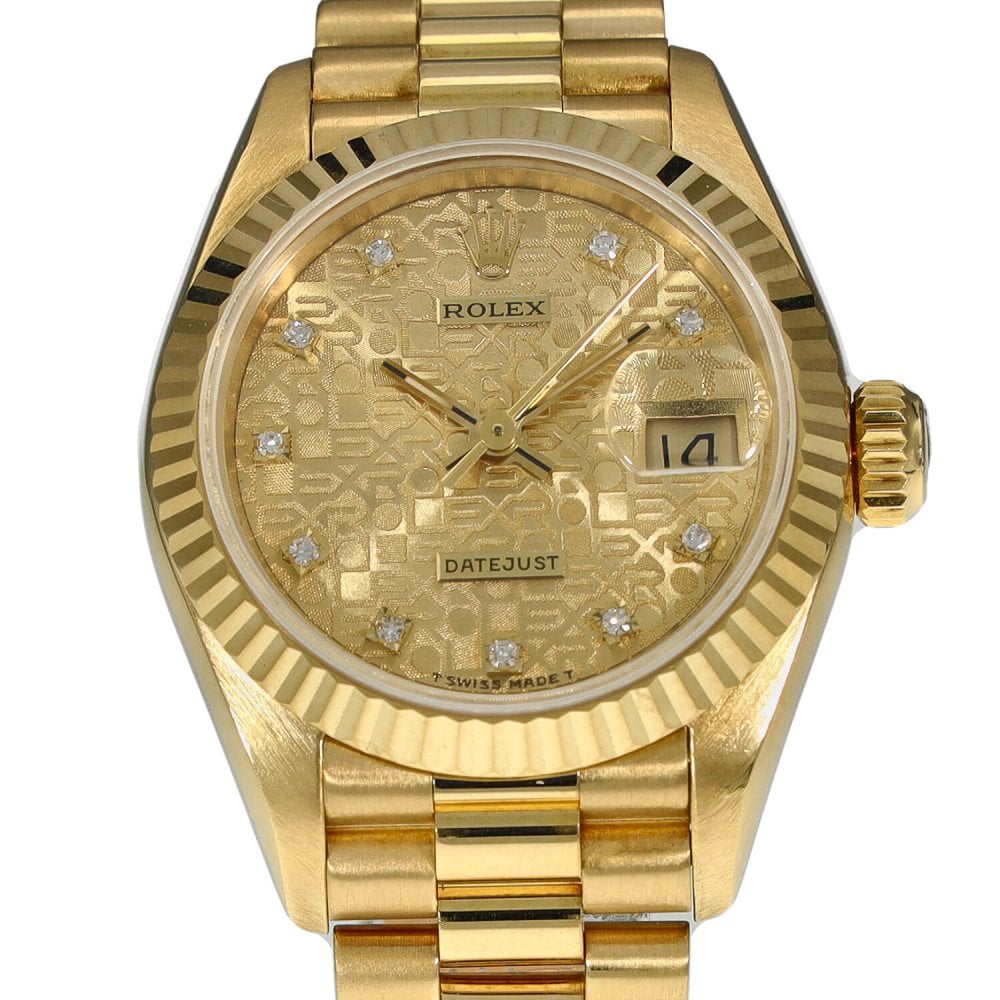 Datejust 69178 - Ladies Gold Watch - Diamond Dial - 1992