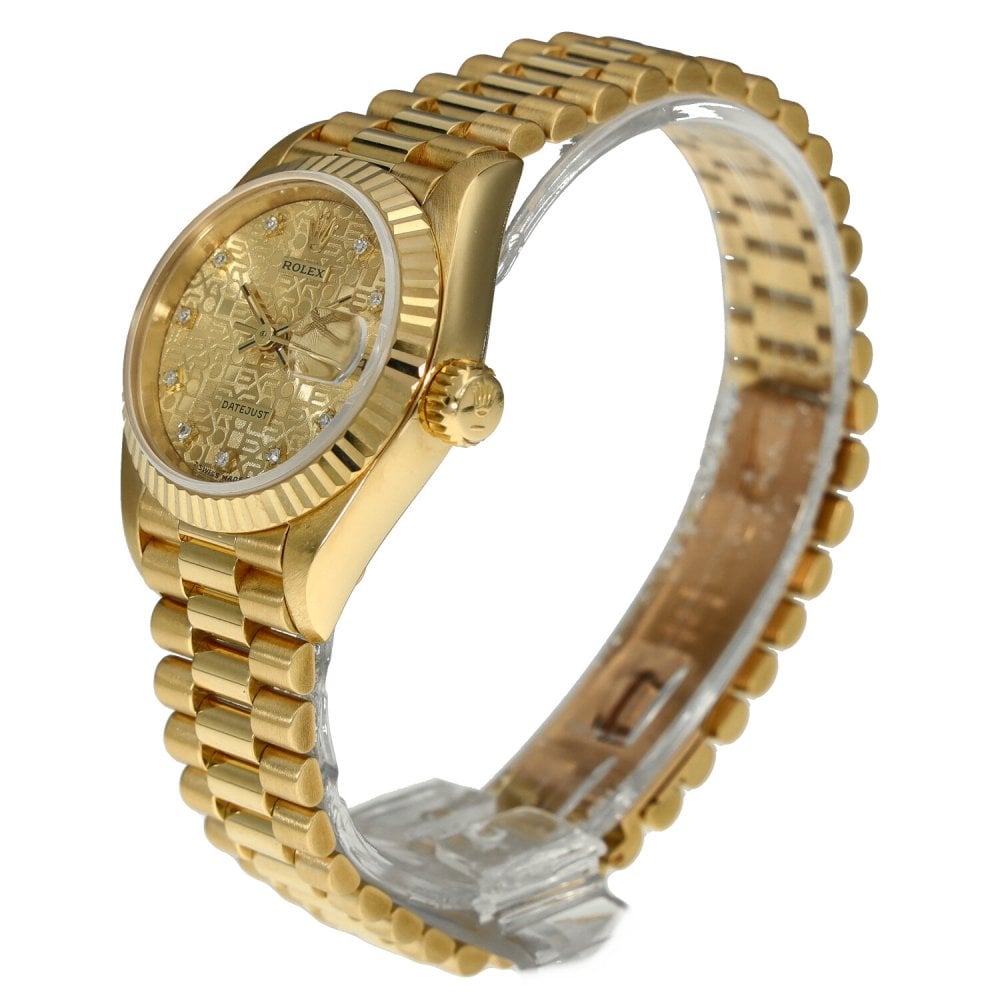Datejust 69178 - Ladies Gold Watch - Diamond Dial - 1992