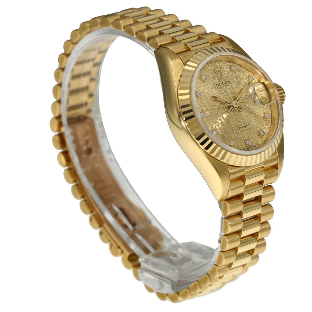 Datejust 69178 - Ladies Gold Watch - Diamond Dial - 1992