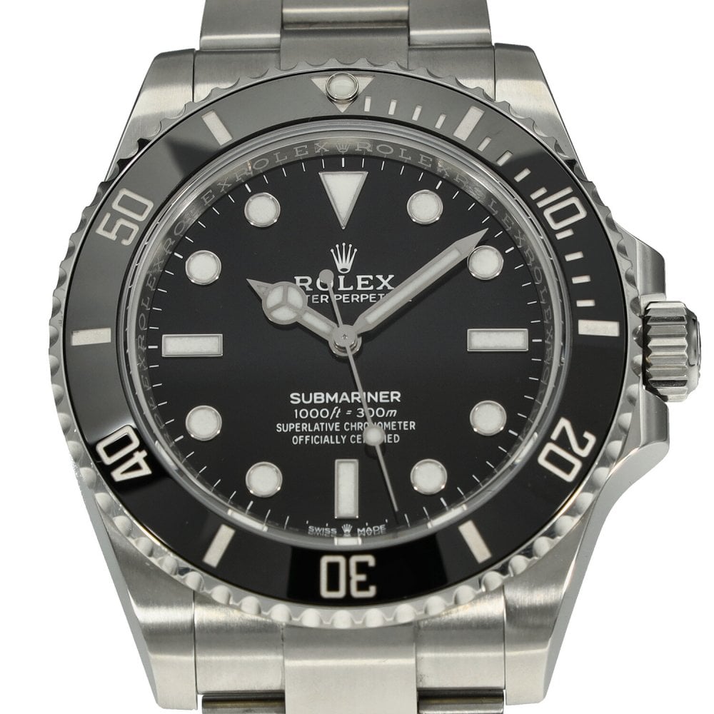 Submariner 124060 - Mens Watch - Black Dial - 2021