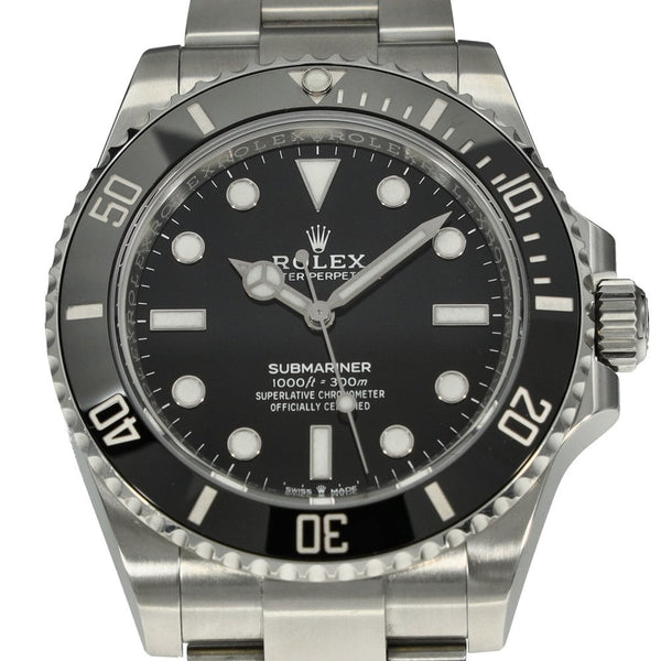 Submariner 124060 - Mens Watch - Black Dial - 2021
