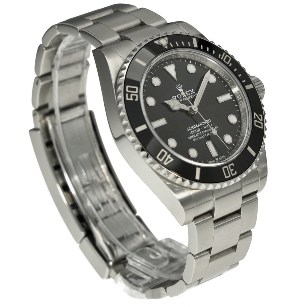 Submariner 124060 - Mens Watch - Black Dial - 2021