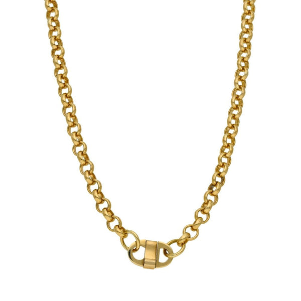 9ct Yellow Gold Mexican 50 Pesos Pendant & Chain -  24" - 74.0g