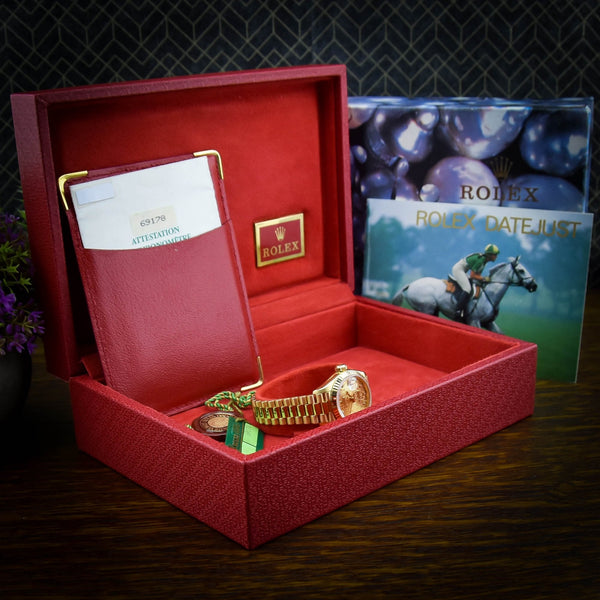 Datejust 69178 - Ladies Gold Watch - Diamond Dial - 1992