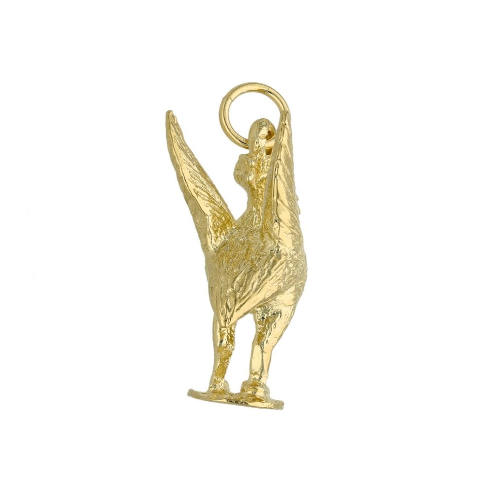 9ct Yellow Gold Liverbird Charm - 4.7g